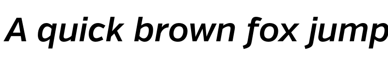 Preview of FONTSPRING DEMO - Verb Semibold Italic font