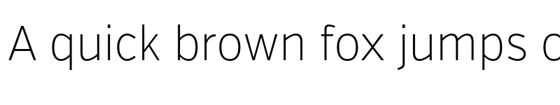 Preview of FONTSPRING DEMO - VerbCond Extralight Regular font