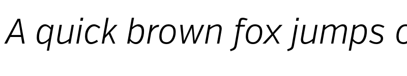 Preview of FONTSPRING DEMO - VerbCond Light Italic font