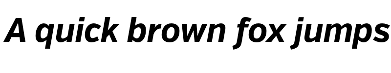 Preview of FONTSPRING DEMO - VerbCond Regular Bold Italic font