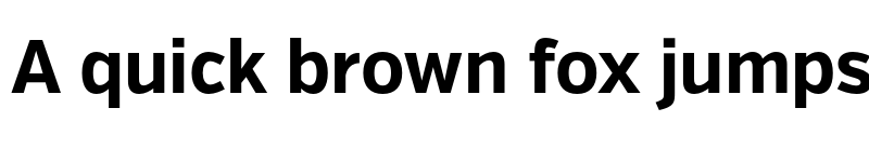 Preview of FONTSPRING DEMO - VerbCond Regular Bold font