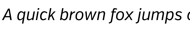 Preview of FONTSPRING DEMO - VerbCond Regular Italic font