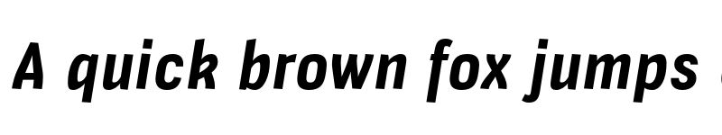 Preview of FONTSPRING DEMO - Veriox Rg Bold Italic font