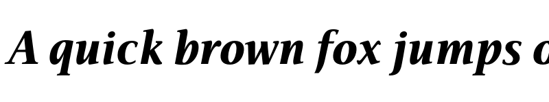 Preview of FONTSPRING DEMO - Veritas AE Black Italic font