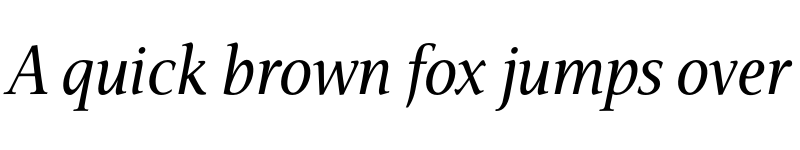 Preview of FONTSPRING DEMO - Veritas AE Roman Italic font