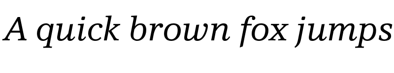 Preview of FONTSPRING DEMO - Vernacular Clarendon Italic font
