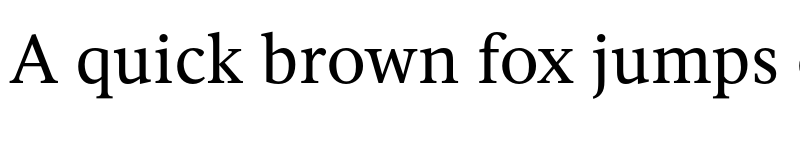 Preview of FONTSPRING DEMO - Vernacular Serif Regular font