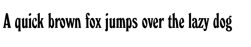 Preview of FONTSPRING DEMO - Verona FS Elongated Regular font