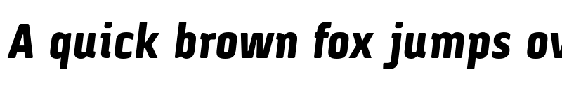 Preview of FONTSPRING DEMO - Via Sans Black Black Italic font