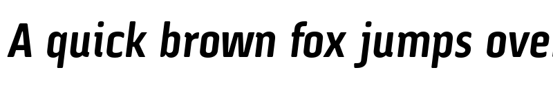 Preview of FONTSPRING DEMO - Via Sans Bold Bold Italic font