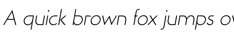Preview of FONTSPRING DEMO - Viata ThinOblique font