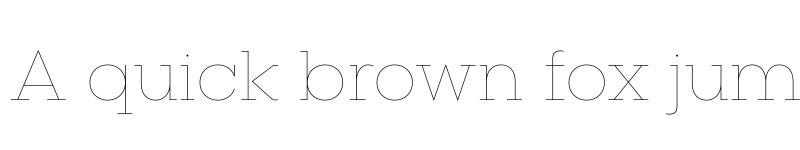 Preview of FONTSPRING DEMO - Vicky Thin Regular font