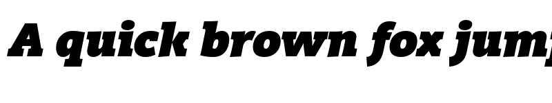 Preview of FONTSPRING DEMO - VigorDT Black Italic font