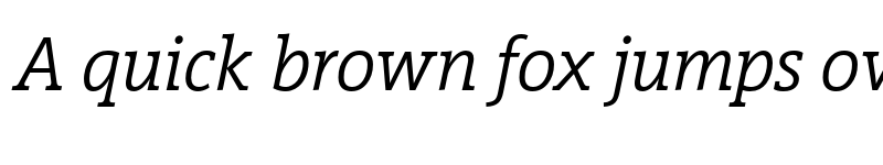 Preview of FONTSPRING DEMO - VigorDT Book Italic font