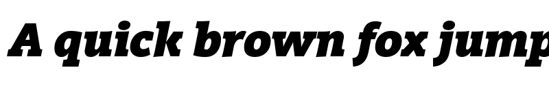 Preview of FONTSPRING DEMO - VigorDT ExtraBold Italic font