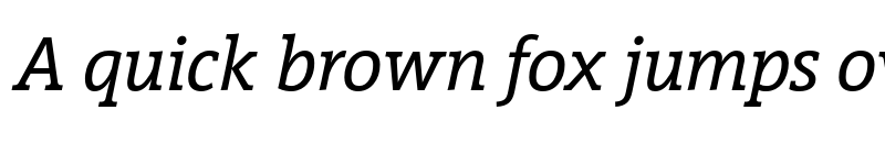 Preview of FONTSPRING DEMO - VigorDT Italic font