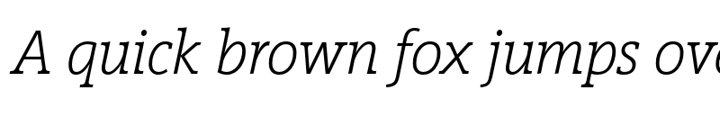 Preview of FONTSPRING DEMO - VigorDT Light Italic font