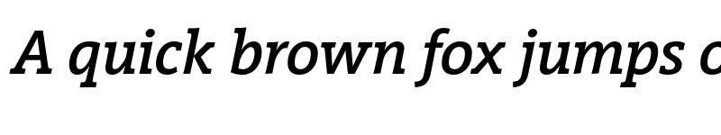 Preview of FONTSPRING DEMO - VigorDT Medium Italic font