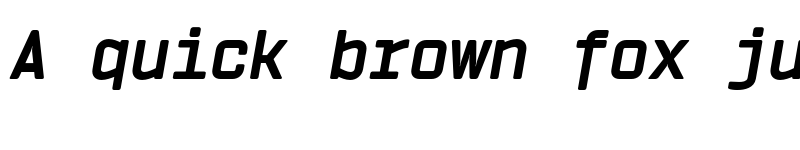 Preview of FONTSPRING DEMO - Vin Mono Pro ExtBd Italic font