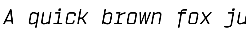 Preview of FONTSPRING DEMO - Vin Mono Pro Italic font