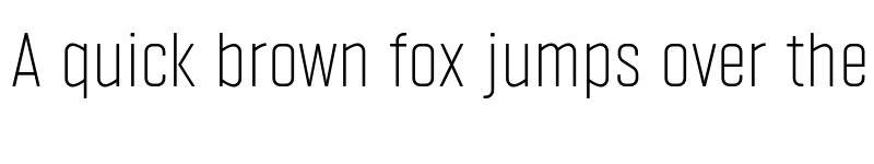 Preview of FONTSPRING DEMO - Vin Sans Pro ExtLt Regular font