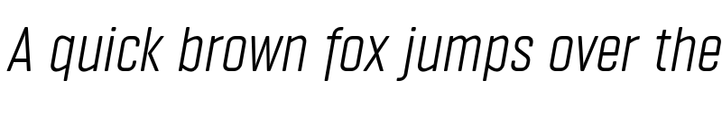 Preview of FONTSPRING DEMO - Vin Sans Pro Light Italic font