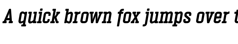 Preview of FONTSPRING DEMO - Vin Slab Pro Bold Italic font