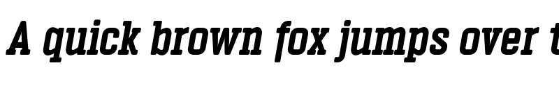 Preview of FONTSPRING DEMO - Vin Slab Pro ExtBd Italic font