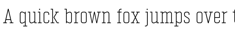 Preview of FONTSPRING DEMO - Vin Slab Pro ExtLt Regular font