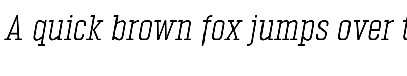 Preview of FONTSPRING DEMO - Vin Slab Pro Light Italic font