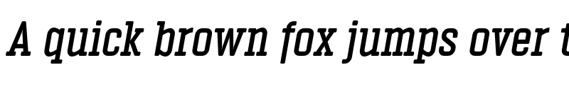 Preview of FONTSPRING DEMO - Vin Slab Pro SemBd Italic font