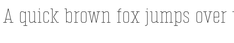 Preview of FONTSPRING DEMO - Vin Slab Pro Thin Regular font