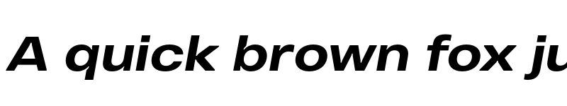 Preview of FONTSPRING DEMO - Vinila Extended Bold Italic font