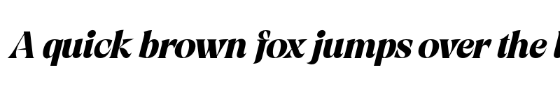 Preview of FONTSPRING DEMO - Viory ExtBd Italic font