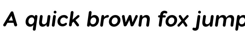 Preview of FONTSPRING DEMO - Visby Round CF Bold Bold Italic font