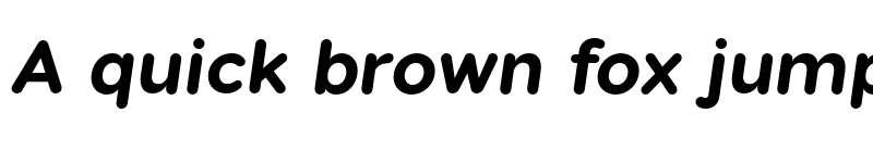 Preview of FONTSPRING DEMO - Visby Round CF Extra Bold Italic font