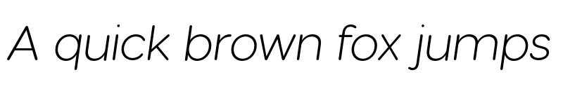 Preview of FONTSPRING DEMO - Visby Round CF Light Italic font