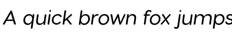 Preview of FONTSPRING DEMO - Visby Round CF Medium Italic font