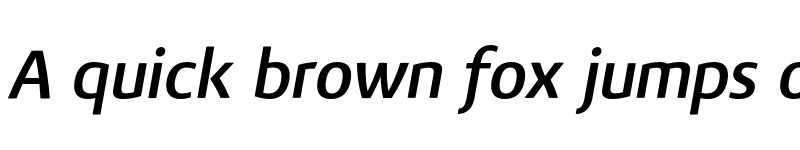 Preview of FONTSPRING DEMO - Vitali Neue Bold italic Regular font