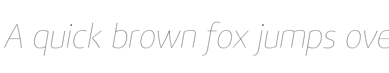 Preview of FONTSPRING DEMO - Vitali Neue ExtraLight italic Regular font