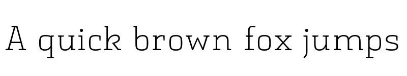 Preview of FONTSPRING DEMO - Vivala Slab ExtraLight Regular font