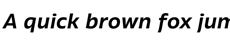 Preview of FONTSPRING DEMO - Vocal BoldItalic Regular font