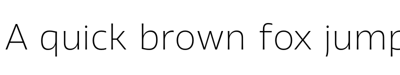 Preview of FONTSPRING DEMO - Vocal ExtraLight Regular font