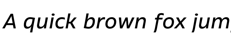 Preview of FONTSPRING DEMO - Vocal MediumItalic Regular font