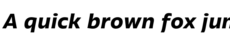 Preview of FONTSPRING DEMO - Vocal UltraBoldItalic Regular font