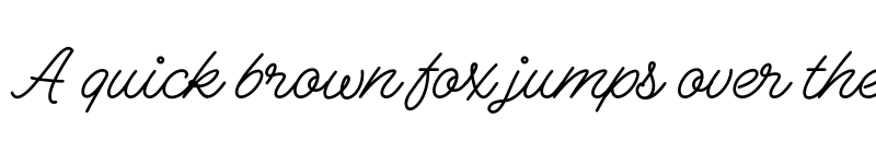 Preview of FONTSPRING DEMO - Vodka Pen Regular font