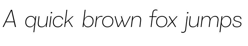 Preview of FONTSPRING DEMO - VolkoGrot Thin Italic font