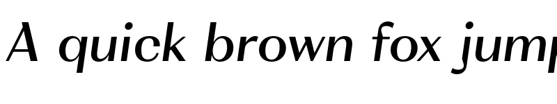 Preview of FONTSPRING DEMO - VolkoSans Display Italic font