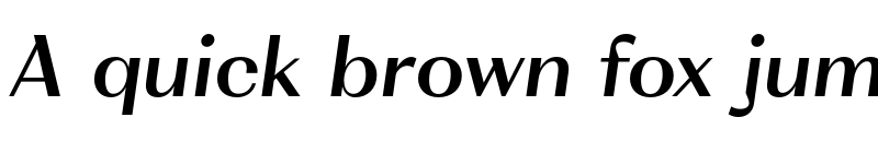 Preview of FONTSPRING DEMO - VolkoSans Display Medium Italic Regular font