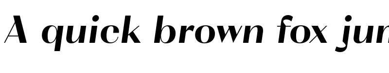 Preview of FONTSPRING DEMO - VolkoSans Poster Italic Bold font